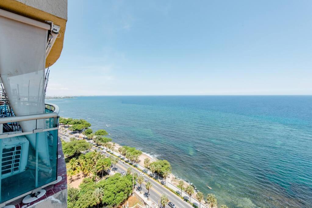 Habitacion Privada Con Vista Al Mar Ambar, Malecon סנטו דומינגו מראה חיצוני תמונה